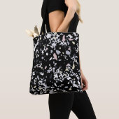 Marble Texture Black Tote Bag (Dichtbij)