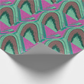 Marble Texture Colorful Cadeaupapier (Hoek)