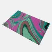 Marble Texture Colorful Deurmat (Schuin)