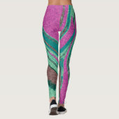 Marble Texture Colorful Leggings (Achterkant)