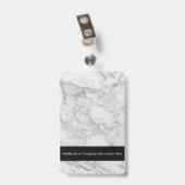 Marble Texture Company Custom Name Badge (Achterkant met clip)