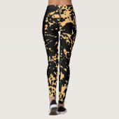 Marble Texture Cute Leggings (Achterkant)