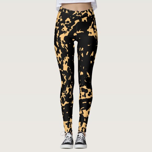 Marble Texture Cute Leggings (Voorkant)