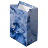 Marble Texture Natural Medium Cadeauzakje (Voorkant Gekanteld)