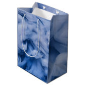 Marble Texture Natural Medium Cadeauzakje (Achterkant Gekanteld)