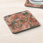 Marble Texture Pattern Bier Onderzetter (Linkerzijde)