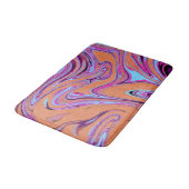 Marble Texture Pattern Colorful Cute Badmat (Gekanteld)