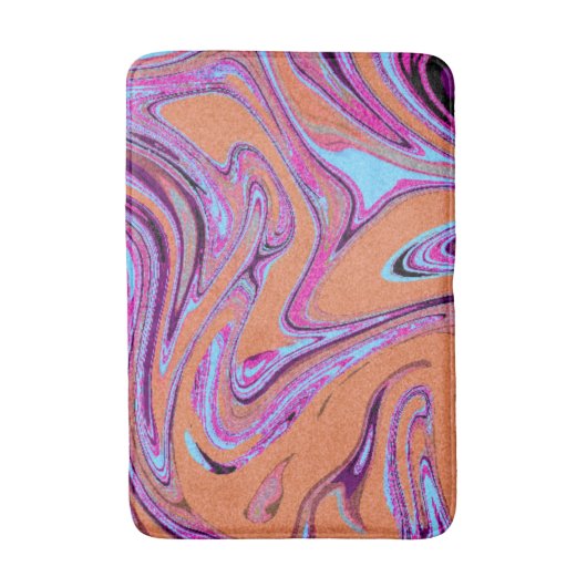 Marble Texture Pattern Colorful Cute Badmat (Voorkant Verticaal)