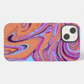 Marble Texture Pattern Colorful Cute iPhone Hoesje (Achterkant horizontaal)
