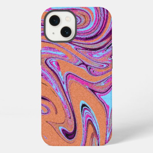 Marble Texture Pattern Colorful Cute iPhone Hoesje (Achterkant)