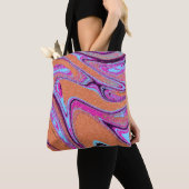 Marble Texture Pattern Colorful Cute Tote Bag (Dichtbij)
