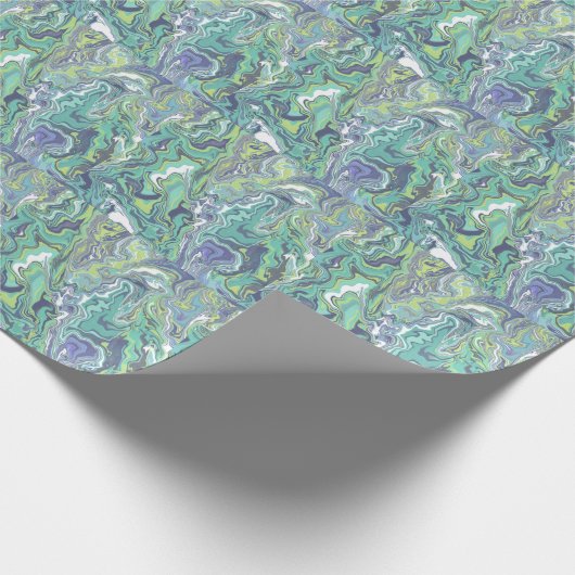 Marble Texture Pattern Cute Cadeaupapier (Hoek)
