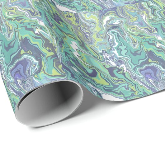 Marble Texture Pattern Cute Cadeaupapier (Rol Hoek)