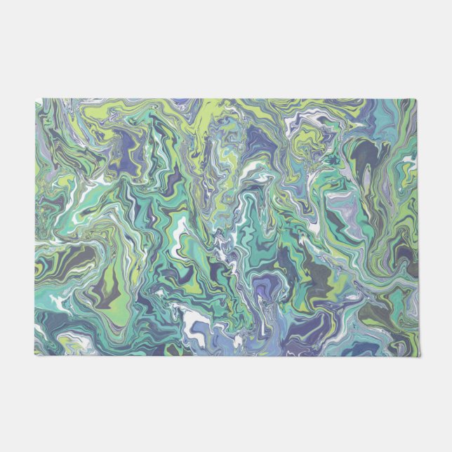 Marble Texture Pattern Cute Deurmat (Voorkant)