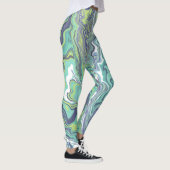 Marble Texture Pattern Cute Leggings (Rechts)