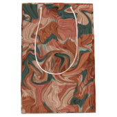 Marble Texture Pattern Medium Cadeauzakje (Voorkant)
