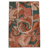 Marble Texture Pattern Medium Cadeauzakje (Achterkant)