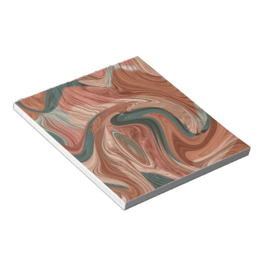 Marble Texture Pattern Notitieblok (Schuin)