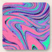 Marble Texture Pattern schattig Bier Onderzetter (Voorkant)