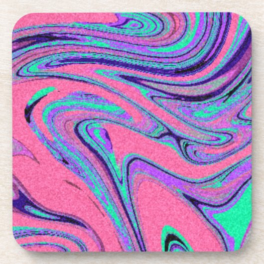 Marble Texture Pattern schattig Bier Onderzetter (Voorkant)