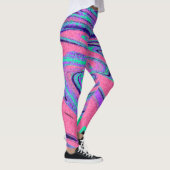 Marble Texture Pattern schattig Leggings (Rechts)