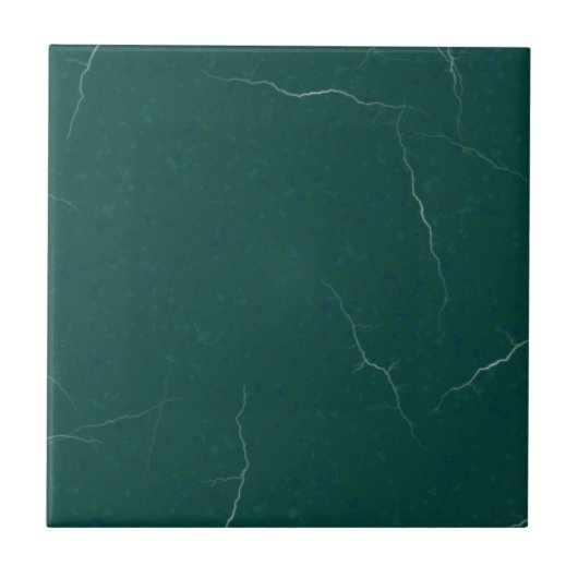 Marble Tile Green & White Simulation Tegeltje (Voorkant)