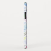 Marble Tile Rainbow Mermaid Scallop Patroon Case-Mate iPhone Case (Achterkant/rechts)