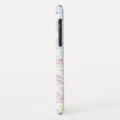 Marble Tile Rainbow Mermaid Scallop Patroon Case-Mate iPhone Case (Achterkant/links)