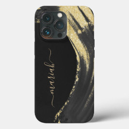 Marble Trendy Elegant Gold Glitter Geode Case-Mate iPhone Case