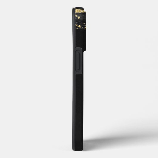 Marble Trendy Elegant Gold Glitter Geode Case-Mate iPhone Case (Achterkant / Rechts)