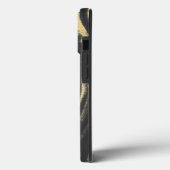 Marble Trendy Elegant Gold Glitter Geode Case-Mate iPhone Case (Achterkant / Links)