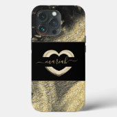 Marble Trendy Stone Modern Geode Slice Case-Mate iPhone Case (Achterkant)