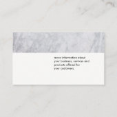 Marble Trim Blue Visitekaartje (Achterkant)