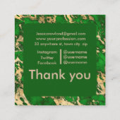 MARBLE VIERKANTE VISITEKAARTJE (Achterkant)