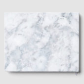 Marble W Black Sash Guest Book Gastenboek (Achterkant)