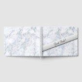Marble W White Sash Guest Book Gastenboek (Volledig)