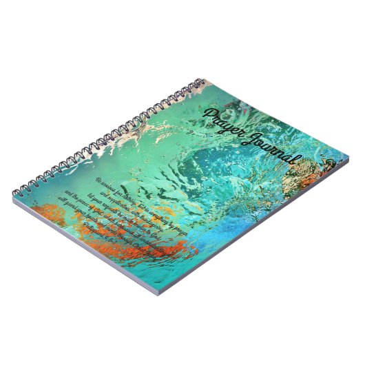 Marble Water Abstract Prayer Journal Notitieboek (Linkerzijde)