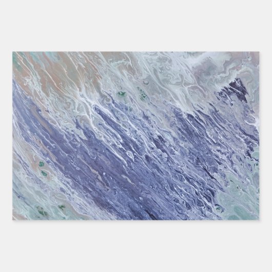 Marble Wave Beach Style Wrap Craft Paper (Voorkant 2)