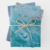 Marble Wave Beach Style Wrap Craft Paper (In situ)