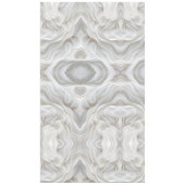 Marble Wave Elegant Abstract Wit - Modern Tafelkleed (Voorkant)