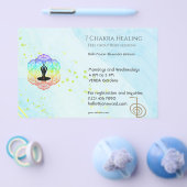 Marble Waves Chakra Energy Healer Reiki Horizontaa Flyer (Enkel)