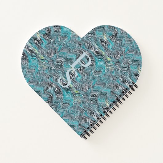 Marble Waves Notitieboek (Achterkant)