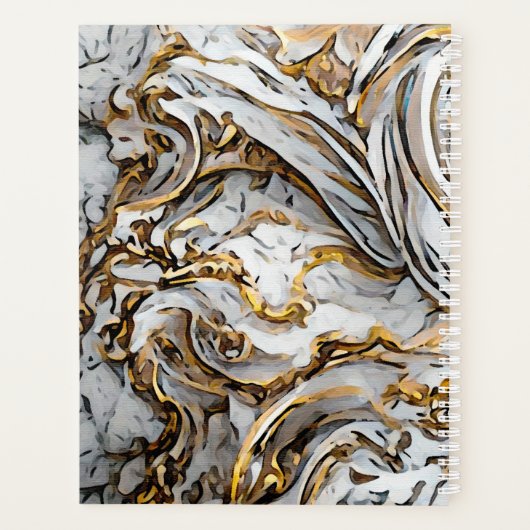 Marble Waves Planner (Achterkant)