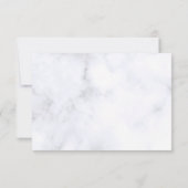 Marble Wedding Invitations rsvp (Achterkant)