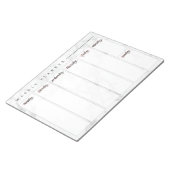 Marble Weekly Planner-laptop Notitieblok (Schuin)