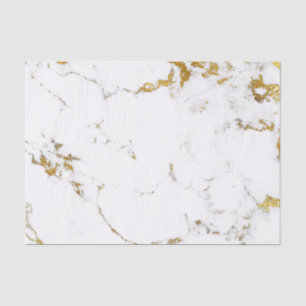 Marble White Gold Abstract Stone Elegant Minimal Tissuepapier