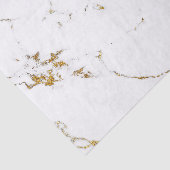 Marble White Gold Abstract Stone Elegant Minimal Tissuepapier (Detail)