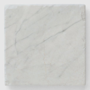 Marble White Stone Onderzetter