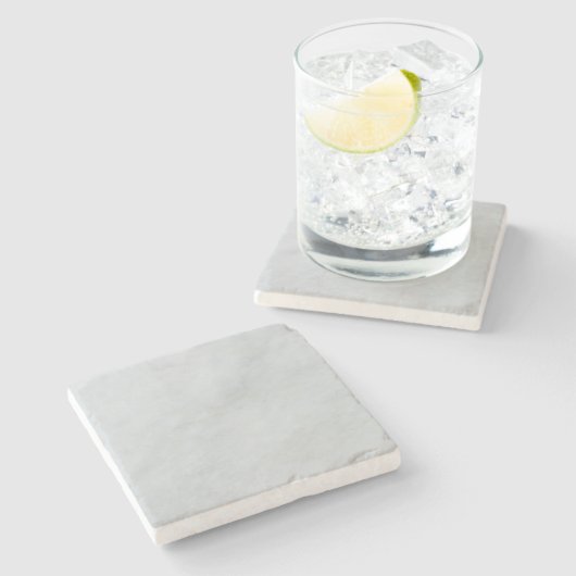 Marble White Stone Onderzetter (Zijkant)