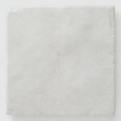 Marble White Stone Onderzetter (Voorkant)